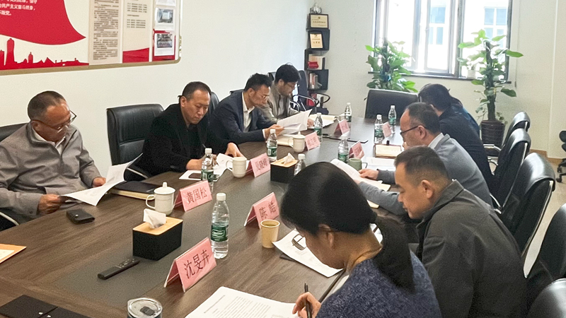 夏曉峰到浙農華貿調研